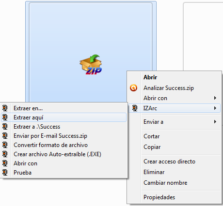 Descargar IZARC - Descomprimir archivos